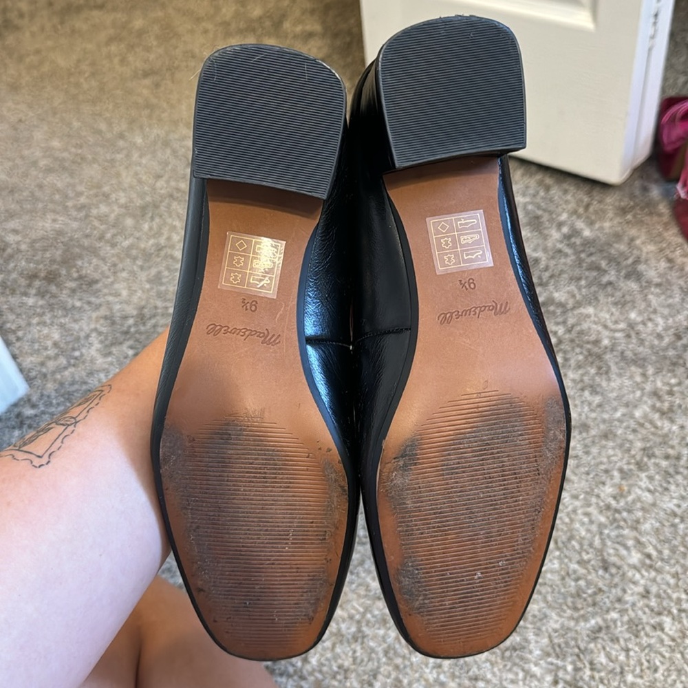 Madewell Nettie Mary Jane heels size 9.5 in black - Picture 7 of 7